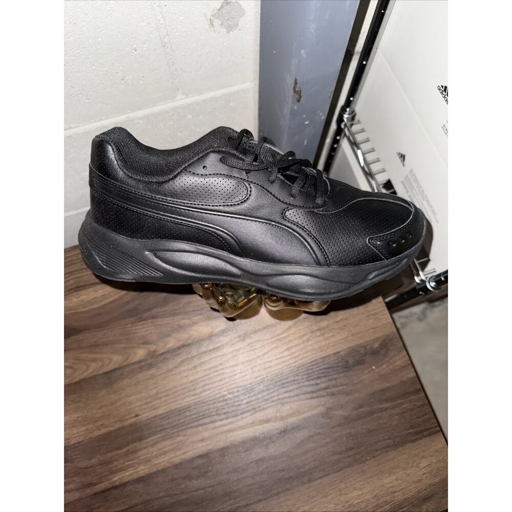 Puma 90s Runner SL Triple Black-372550-02 Size 11 No Lid